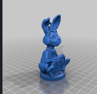 rabbit ruble Animals 3d print model - Mito3D