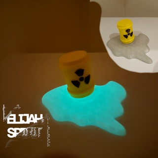 radyoaktif varil su birikintisi parlamak karanlık oyuncaklar oyunlar 3d print model - Mito3D