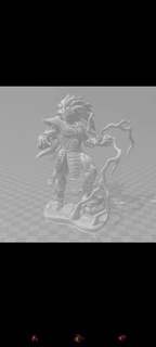 Raditz personagens 3d print model - Mito3D