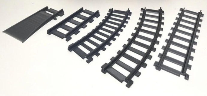 rail track 3d models download creality cloud Vehicles 3d print model - Mito3D