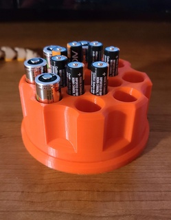 rangement versare batterie 3d print model - Mito3D