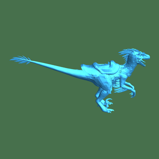 raptor saddle ark Mechanical Bionic Animals 3d print model - Mito3D