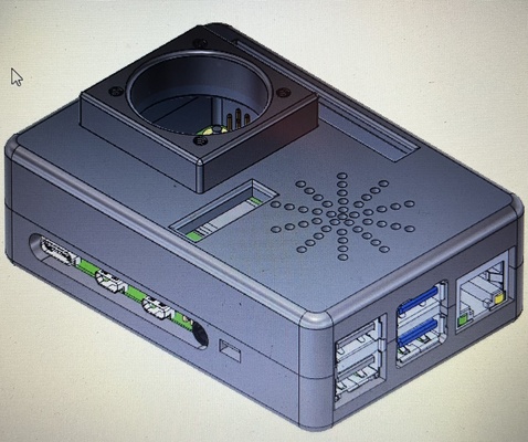 raspberry 4b case 3d models download creality cloud gadgets & electronics 3d print model - Mito3D