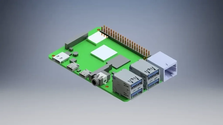 frambuesa pi 4 3d modelos descargar crealidad nube 3d print model - Mito3D