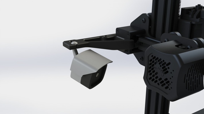 himbeere pi kamera v2 montieren ender 3 3d modelle download realität wolke 3d print model - Mito3D
