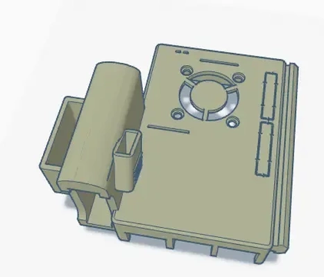 lampone torta 3b rotaia astuccio guaina sd carta lettore stor 3d modelli scarica creality nube 3d print model - Mito3D