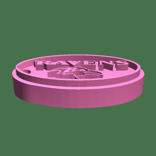 corvos chave anel 3d print model - Mito3D