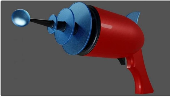 ray gun Industrial Equipment 3d print model - Mito3D