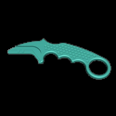 razer espada karambit 3d modelos descargar crealidad nube 3d print model - Mito3D