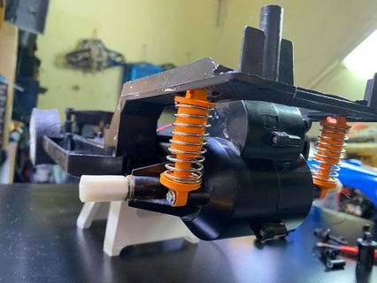 rc carro bobinas chaveiro 3d print model - Mito3D