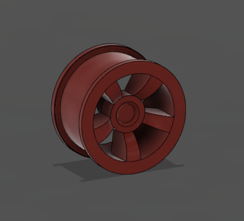rc car wheel rim Vehicles 3d print model - Mito3D