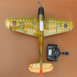 rc hawker hurricane realistic fully printed plane Warplanes 3d print model - Mito3D