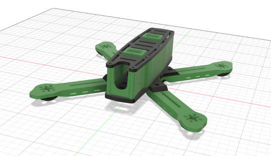 rc courses drone 5 drones 3d print model - Mito3D