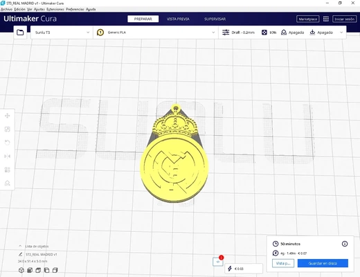 réel madrid 3d modèles télécharger créalité nuage 3d print model - Mito3D