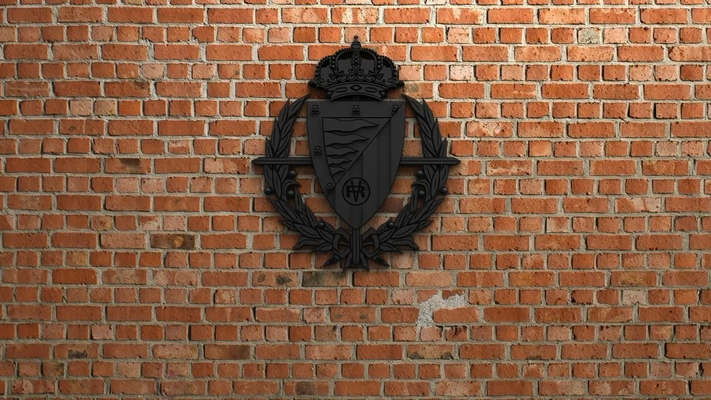 real valladolid logo 3d modelle download realität wolke 3d print model - Mito3D