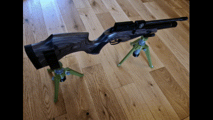 arrière air fusil pistolet Go Pro trépied pliant stands sport équipement 3d print model - Mito3D