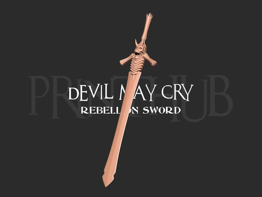 rebellion sword devil - fan art 3d models download creality cloud costumes 3d print model - Mito3D