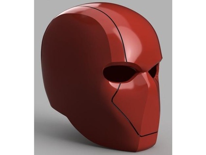 red hood 1 mascaras cascos 3d print model - Mito3D