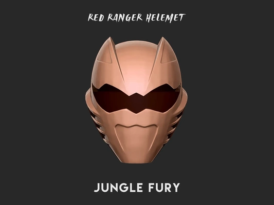 rouge ranger casque jungle fureur 3d modèles télécharger créalité nuage 3d print model - Mito3D