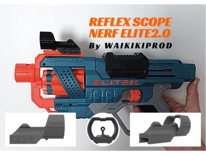 reflex scope nerf elite 20 Toys & Games 3d print model - Mito3D