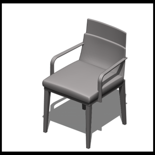 düzenli sandalye mobilya 3d print model - Mito3D