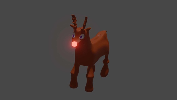 reindeer Mammal 3d print model - Mito3D