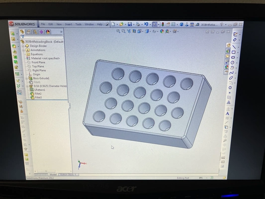 rechargement bloquer 303 brit coquilles 3d modèles télécharger créalité nuage 3d print model - Mito3D