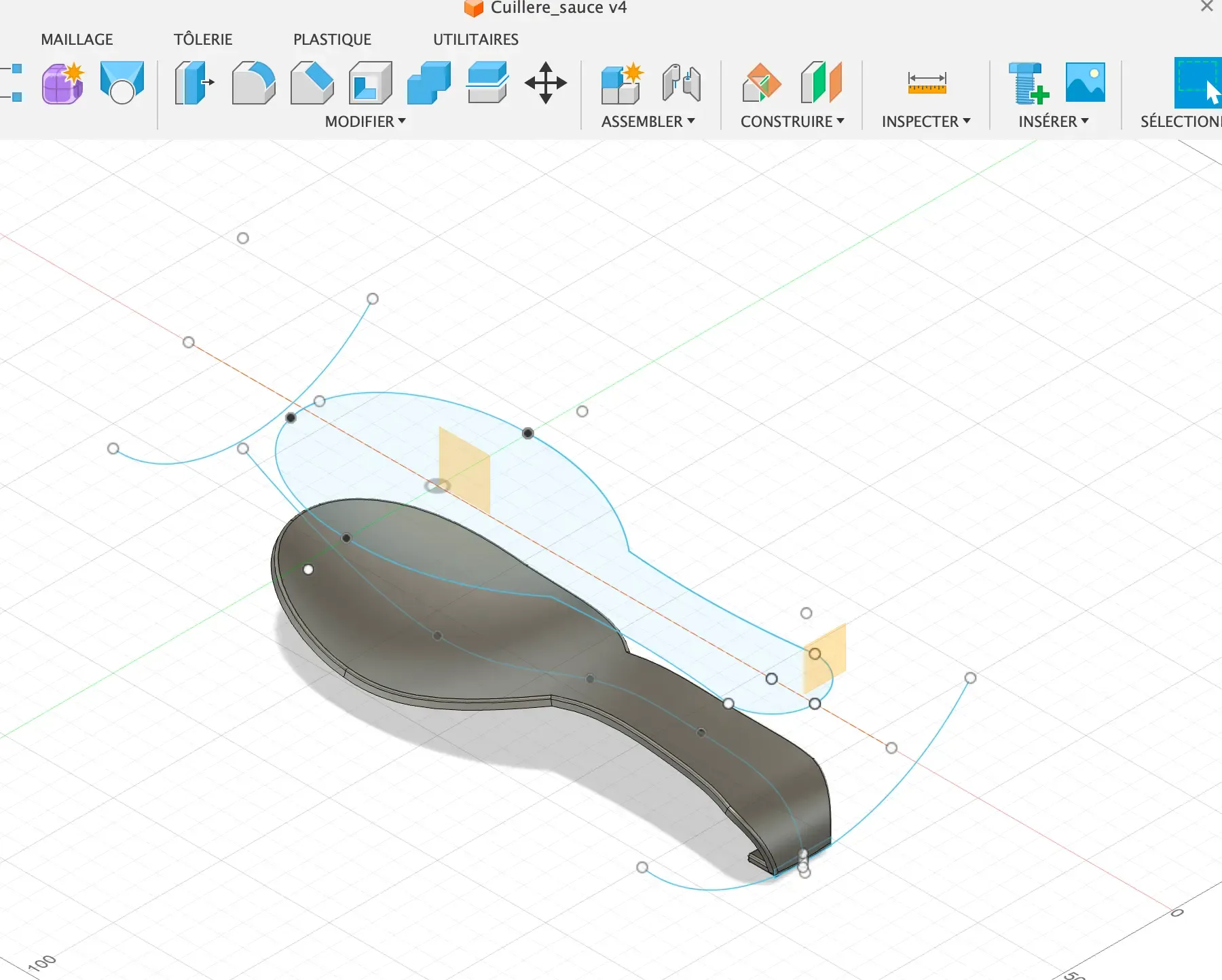 repos cuillere cuillère titulaire soutien 3d modèles télécharger créalité nuage 3D print model - Mito3D