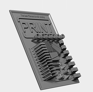 resina impressora teste no2 3d print model - Mito3D
