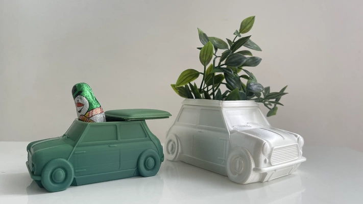 retro juguete car mini box planter maceta 3d modelos descargar crealidad nube 3d print model - Mito3D