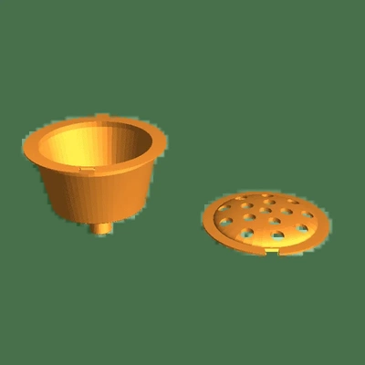 wiederverwendbar dolce gusto kapsel 3d modelle download realität wolke 3d print model - Mito3D