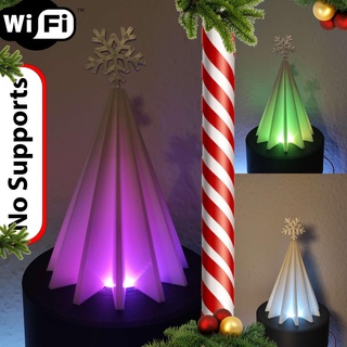 rgb Natale luce Wi Fi controllato completamente Fai natale domestico 3d print model - Mito3D