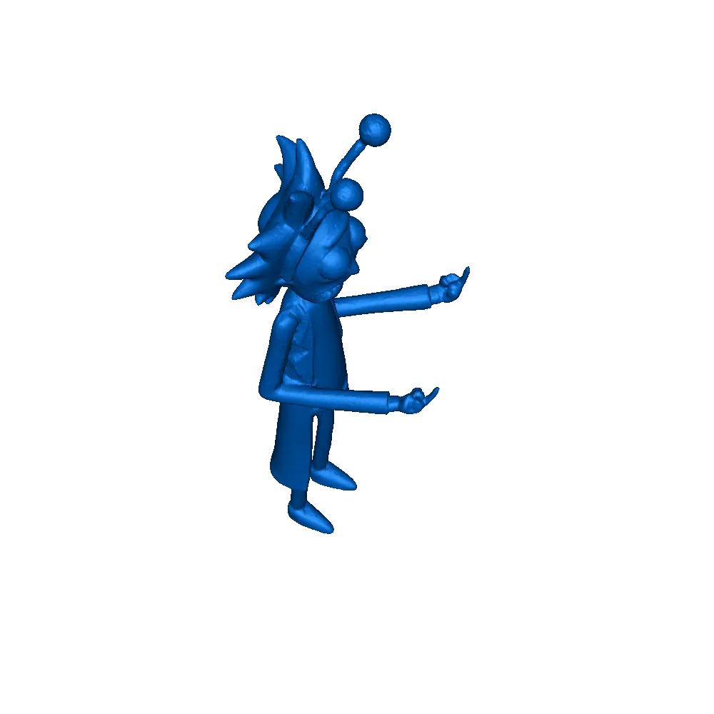 rick dedo do meio 3d models download creality cloud 3D print model - Mito3D