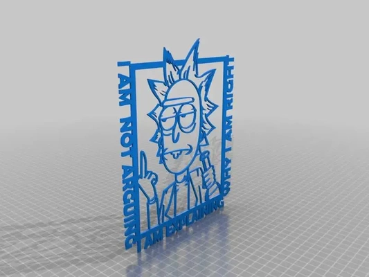 rick is 3d modeller indir creality bulut 3d print model - Mito3D