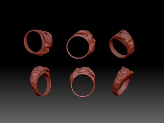 ring head men 3d models download creality cloud 3d print model - Mito3D