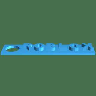 Roblox Schlüsselbund 3d print model - Mito3D