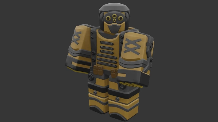 roblox sci fi asker şekil 3d modeller indir creality bulut 3d print model - Mito3D