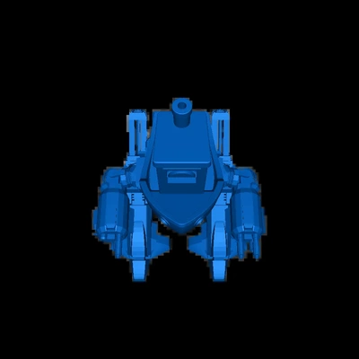 robo banco 3d modelos descargar crealidad nube 3d print model - Mito3D