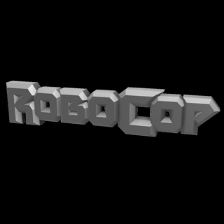 robocop 3d multicolore signe logo Accueil maison décor 3d print model - Mito3D
