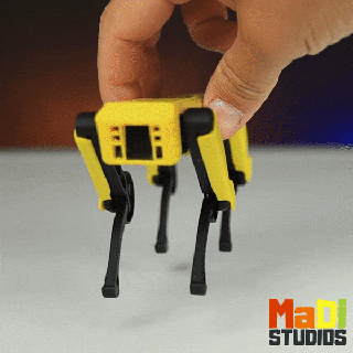 robot perro Mancha animales 3d print model - Mito3D