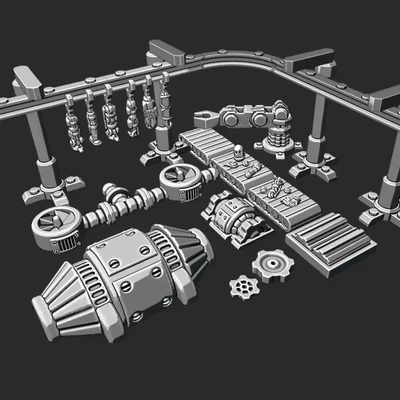 robot fabrika 3d modeller indir creality bulut 3d print model - Mito3D