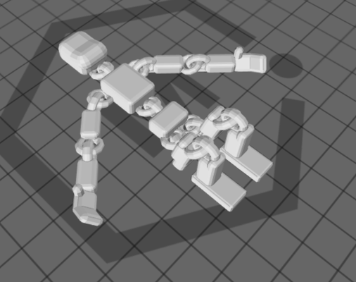 robot ragdol free-moving 3d models download creality cloud robots 3d print model - Mito3D