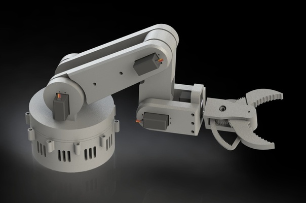 robotic arm 3 3d models download creality cloud 3d print model - Mito3D