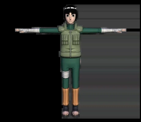 rock lee 3d models download creality cloud 3d print model - Mito3D