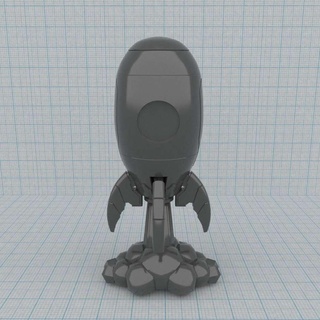 rocket Home Decor 3d print model - Mito3D