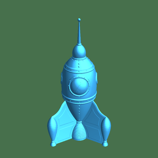 rocket vase Home Decor 3d print model - Mito3D