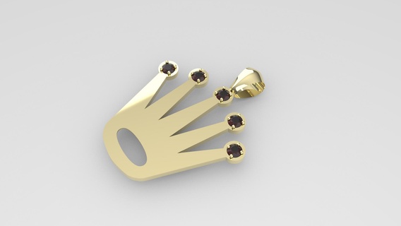 Rolex pendentif bijoux 3d print model - Mito3D