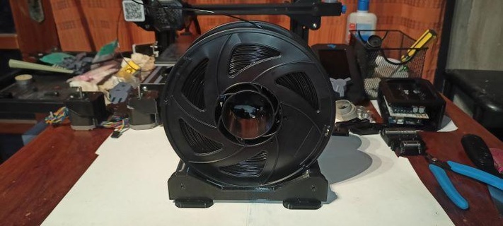 rolo carretel suporte maquinaria equipamento 3d print model - Mito3D