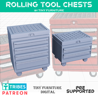 rolling tool chests Board Game 3d print model - Mito3D