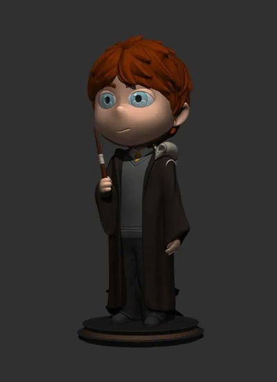 ron weasley 3d modelos descargar crealidad nube 3d print model - Mito3D